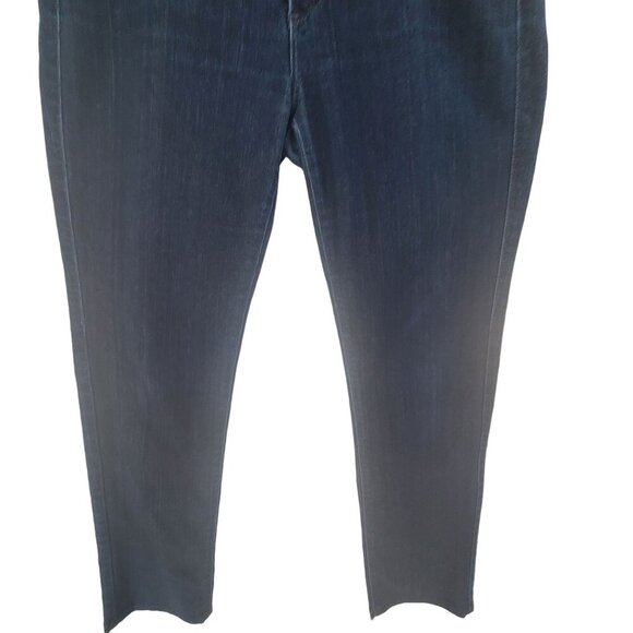 Adriano Goldschmeid Women's Stevie Slim Straight Jeans Blue Size 34x28 size 10 - Picture 2 of 8